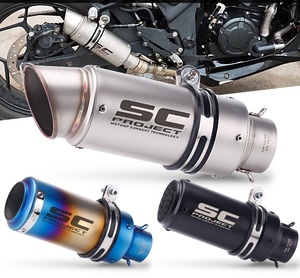 Tubo di scarico modificato per moto SC tubo di scarico cilindrico per CF250SR Z900 DUKE390 R6 R1 <span class=keywords><strong>R3</strong></span> - Product Image 4