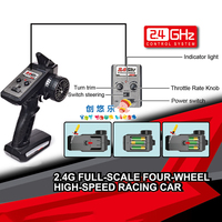 EPT 2026 1/16 Camioneta Monstruo RC 4WD 38KM/H 2.4G Totalmente Proporcional, Auto a Control Remoto Todoterreno con Luz LED, Cable USB Metálico