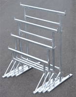 Justaucorps réglable en acier inoxydable, 1 pièce, avec pieds amovibles pour le bâtiment