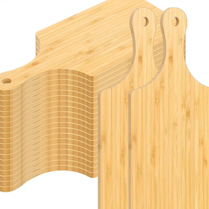 Grandes planches à découper <span class=keywords><strong>en</strong></span> bambou Double face portables chaudes équipement de <span class=keywords><strong>cuisine</strong></span> personnalisé poignées personnalisées pour la viande légumes hacher - Product Image 2