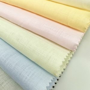 Vải lanh 100% cho áo sơ mi nam, thân thiện với môi trường, nhẹ, nhuộm màu trơn, trắng tinh khiết, dệt trơn, chất liệu vải lanh nguyên chất 100% dùng may áo sơ mi/váy. - Product Image 5