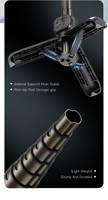 Q19 AI Estabilizador de cabeza inteligente Cara automática Después de videoconferencia plegable Selfie Stick Trípode LED Control remoto