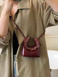 Nuevo diseño de bolso de mano mini de lujo con botón, bolso pequeño, moderno, estilo urbano minimalista, lindo bolso de mano para mujer - Product Image 2