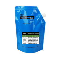 Poudre de toner couleur en vrac X&O Japan MX61/MX-61/MX3070/3570/3051/4071/5071 pour imprimante copieur Sharp séries MX-2630-MX-6071