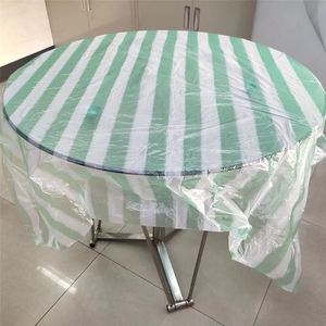 Disposable Soft Translucent Moisture Proof PE <b>Plastic</b> Table Cloth on Roll for Restaurant and Party - Product Image 1