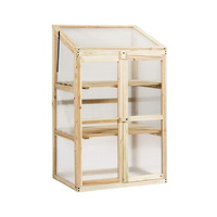 Serre de jardin moderne et écologique avec structure en bois et système de chauffage pour la culture des plantes en toutes saisons
