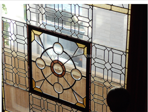 Vitrail européen artisanal sur mesure, structure solide, motif arbre panoramique, pour fenêtre et porte, décoration moderne pour hôtel, église, salle à manger - Product Image 5