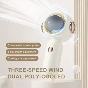 New Astronaut USB Rechargeable Mini <b>Handheld</b> Turbo Silent <b>Fan</b> 5V Bladeless Plastic for Household Car and Outdoor Use - Product Image 4