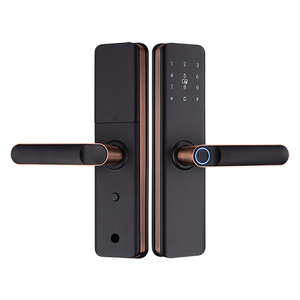 Serrure de <span class=keywords><strong>porte</strong></span> intelligente LR H9, empreinte digitale, carte IC, <span class=keywords><strong>code</strong></span> PIN, Wi-Fi, application TT, carte mémoire, acier, aluminium, déverrouillage à distance, serrure de <span class=keywords><strong>porte</strong></span> intelligente - Product Image 4