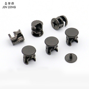 Cache-vis décoratif en plastique Jin Ding pour connecteur de meuble, joint à 3 voies - Product Image 1