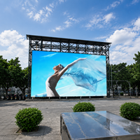 Écran LED extérieur haute résolution 960*960mm, panneau d'affichage numérique étanche IP65 à haute luminosité