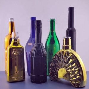 Botella de Champán Electrochapada de 750 ml con Tapón de Corcho, Botella de Licor Redonda de Vidrio Vacía de 75 cl, Botellas de Champán Decorativas al por Mayor - Product Image 6