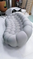 Wohnzimmer komprimiertes 3-Sitzer-Blasensofa für Mall oder Hotel Dropshipping-Sofa Couch