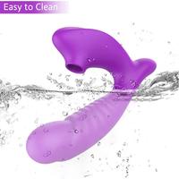 Vibrateurs et stimulateurs clitoridiens pour femmes, avec fonctions de succion vaginale, clitoridienne et des mamelons, jouets sexuels vibrants