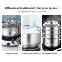 Poignée de couvercle de casserole en acier inoxydable à motifs de diamant Bouton de couvercle en métal de style coréen pour ustensiles de cuisine Accessoire universel de vapeur domestique