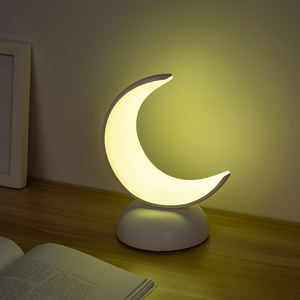 Luna luz de noche LED Luna blanco cálido dos colores lámpara suave USB recargable aromaterapia lámpara de mesa para niños adolescentes dormitorio hogar - Product Image 1