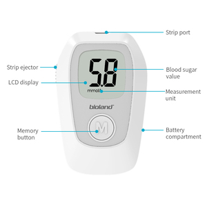Home & Bệnh viện máy đo đường huyết kỹ thuật số glucometer bệnh tiểu đường Detector Blood Glucose Monitor - Product Image 2