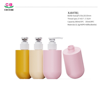 Choebe Fat short Square shoulder 50ml 300ml 350ml 500ml HDPE exprimir champú y acondicionador cuerpo lavado loción bomba botellas