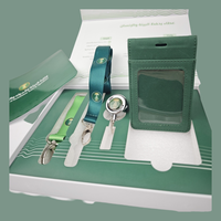 Boîte-cadeau d'employé de style arabie saoudite personnalisée pour les événements d'entreprise avec porte-badge et porte-carte d'identité et lettre de remerciement