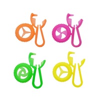 Lanceur de mini-disco volant en plastique rétro à pression manuelle, jouet lanceur, prix de gros abordable, pour remplissage de sacs cadeaux