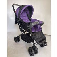 Poussette bébé Wisesonle légère et pliable, cadre en acier inoxydable, capacité de charge de 20 kg, vue haute, poussée bidirectionnelle, pour nouveau-né, marche possible