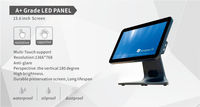 Sistema POS Inteligente con Pantalla Táctil Capacitiva de 15.6 Pulgadas, Caja Registradora Android 11, Bluetooth, Wi-Fi, 1 Año de Garantía, Venta al Por Mayor