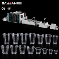 PP PET PS Transparante Drinkbeker Sauzenbeker Maakmachine Plastic Thermoformmachines