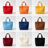 Sac fourre-tout en toile de coton rose à motif imprimé personnalisé avec sangle rouge, sac publicitaire promotionnel, sac de shopping promotionnel