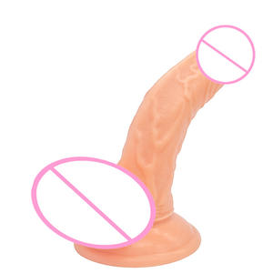 Yukarı Yönelik Kavisli Yapay Penis PVC Giyilebilir Küçük Yapay Penis Kadın G Noktası Masajı Mastürbasyon Çubuğu Asılı Model - Product Image 2