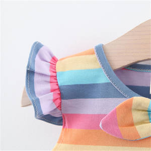 ชุดเดรสเด็กสีรุ้งสวยงามคุณภาพสูงดีไซน์ใหม่ ผลิตจากวัสดุหลากหลายประเภท ผลิตในประเทศจีน - Product Image 6