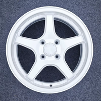 Jantes X-RIMS Smart White Motorsport Nouveau design 16x7 4x100 Jantes en alliage d'aluminium de 16 pouces avec 40mm ET et 100mm PCD