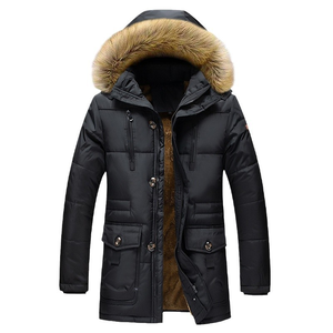 מעיל גברים תוצרת מפעל, חסין רוח, פליס חורפי, מעיל רוח עם רוכסן ארוך, מעיל פארקה בהתאמה אישית, עמיד למים, לגברים - Product Image 5