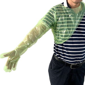 Guanti veterinari lunghi fino alle spalle di 120CM con testa integrata di Routine speciali per cure di emergenza esami vaginali inseminazione - Product Image 2