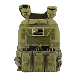 Gilet tactique de combat à dégagement rapide avec poche pour chargeur - Product Image 1