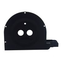 Pièces noircies sur mesure usinées par CNC 3/4/5 axes, électroérosion à fil, moulage sous vide, prototypage rapide à faible volume ABS/POM