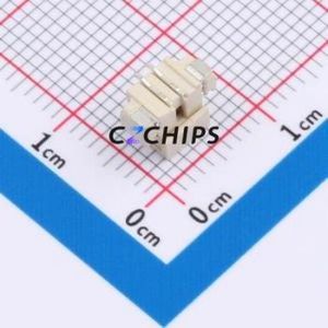 ZX-MX1.25-2PLT Wire-to-Board Pin Header SMD,P=1.25mm Connector 1x2P 1.25mm Vertical Mount PicoBlade (MX 1.25) - Product Image 2