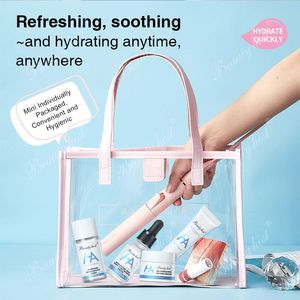 Hot Face Skin Care Moisturizing Hydrating Hyaluronic Acid Travel Kit 4PCS Skin Care Set Cleanser Serum Tonner Repair Cream - Product Image 6