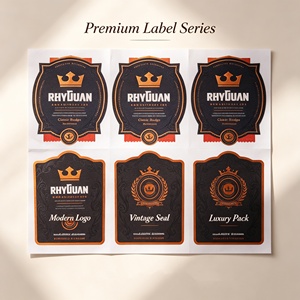 Etiquetas Autoadhesivas Personalizadas RHYQUAN, Rectangulares, Impresión Offset en Papel, Duraderas, Paquete a Granel, MOQ Bajo, Producción Rápida - Product Image 6