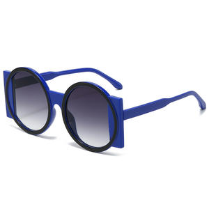2025 nuovo Design colore che blocca gli occhiali da sole UV400 protezione personalizzabile lente Anti-<span class=keywords><strong>blu</strong></span>. Alla moda oversize verde rosso <span class=keywords><strong>blu</strong></span> - Product Image 6