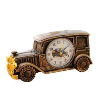 Reloj Clásico para Coche, Reloj Despertador Eléctrico Multifunción, Reloj Decorativo Vintage para Coche, Decoración para Escritorio y Dormitorio