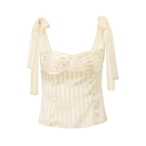 Canotte Vintage in stile francese Y2K bianco nero corsetto Skinny estetico corsetto in <span class=keywords><strong>pizzo</strong></span> grazioso fasciatura canottiera <span class=keywords><strong>donna</strong></span> 2805 - Product Image 6