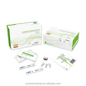 Professional Immunofluorescence Analyzer Total HCG Dry Fluorescence Immunoassay Quantitative Rapid Test Kit