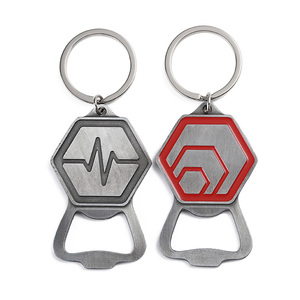 Thiết Kế Đơn Giản Mở Chai Keychain Thanh Bia Kim Loại Kẽm Hợp Kim Mở Chai Móc Chìa Khóa Cổ Bạc Men Keyring Với Mở - Product Image 4