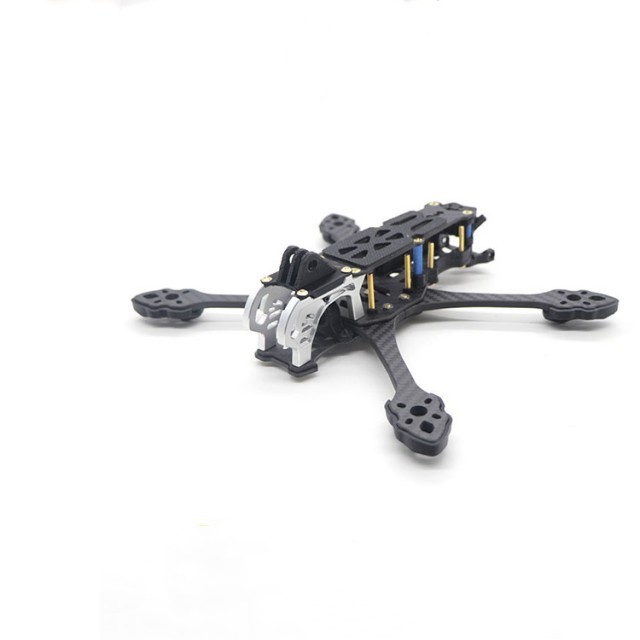 MAK5 DC 5-Inch Metal FPV Drone Frame 3D Printed Parts Propeller View Blocked Design Clear Camera Shots Non-Ground HSKRC Color