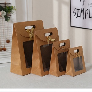 Bolsas de Regalo Navideñas de Papel Transparente con Asas de Listón - Product Image 6