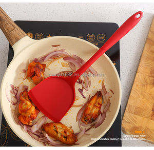 Manjia – ustensile de cuisine personnalisé en gros, longue <span class=keywords><strong>spatule</strong></span> en Silicone Design une pièce - Product Image 1