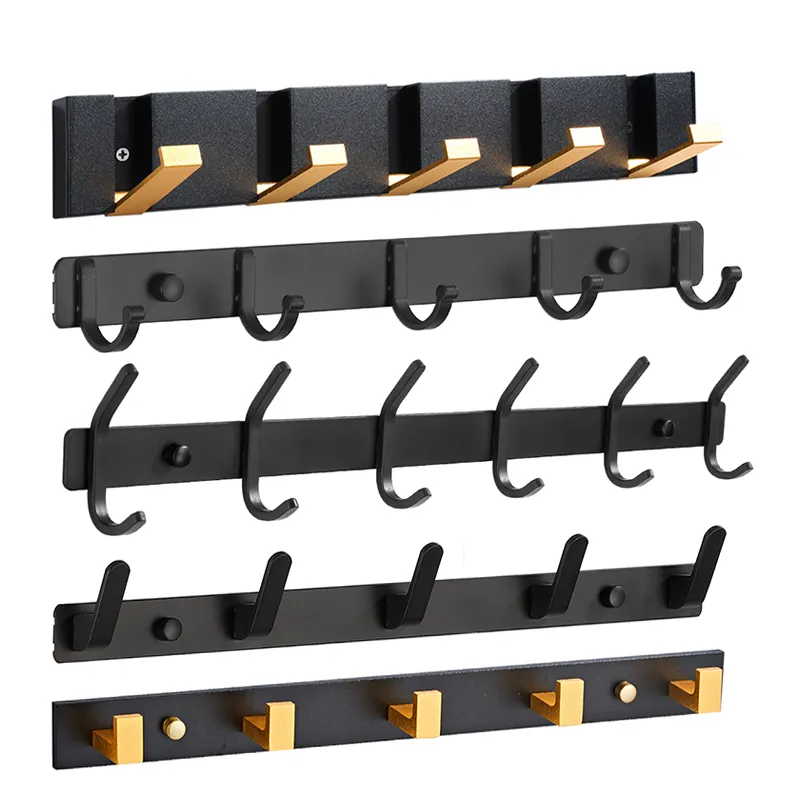 Durable and High Quality Bathroom Wall Mountable Clothes Hooks   Rails Clothing Metal row hook