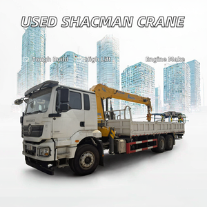 Grue sur camion d'occasion 6x4 8x4 avec moteur, capacité de levage 10 tonnes, hauteur 18m, composants essentiels - Product Image 3