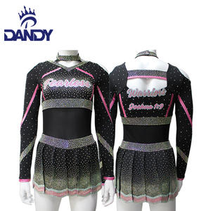 factory price <strong>Pom</strong> <strong>Uniforms</strong> Cheer <strong>Uniform</strong> Cheerleader <strong>Team</strong> Wear Rhinestone Dance Outfits Competition Cheerleading <strong>Uniforms</strong> - Product Image 5
