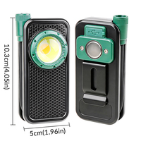 Lampe de travail LED pliable rechargeable 800LM, lumière portable, étanche IP44, fixation magnétique, faisceau à 360°, utilisation routière, numérique